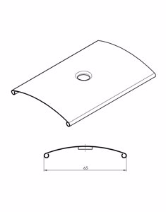 Zeichnung der Lamelle Cetta 65