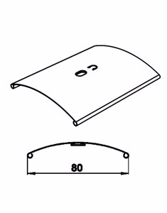 Zeichnung der Lamelle Cetta 80