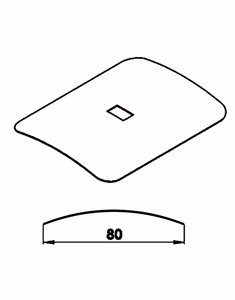 Jalousie in Ecksituationen CORNER mit der Lamelle Cetta 80 Flexi