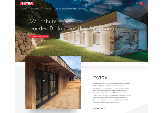 Wir haben die Webseiten www.isotra-jalousien.de gerade aktualisiert und neu „aufgefrischt“
