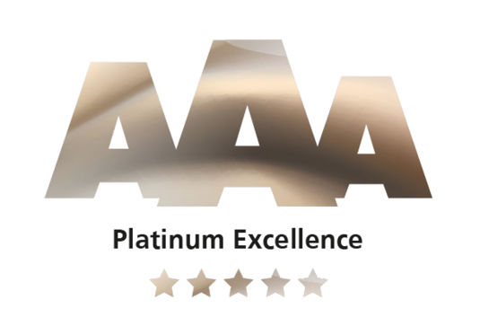 Bewertung AAA Platinum Excellence 2022
