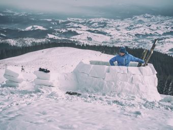 Wie lässt sich ein Iglu bauen?