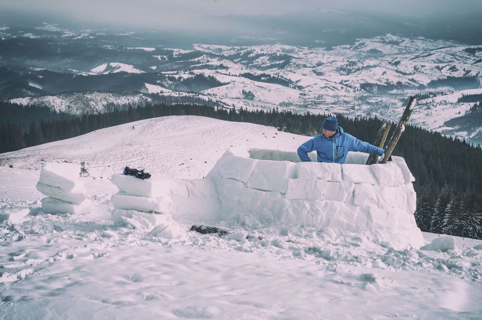 Wie lässt sich ein Iglu bauen?