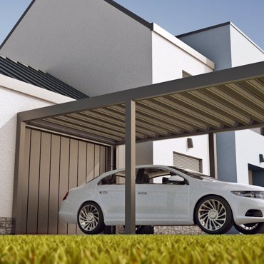 Inspirace Carport ARTOSI – Aluminiumvordach für Autos
