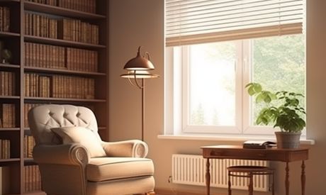 Wie lässt sich ein Platz zum Lesen und eine Bibliothek einrichten