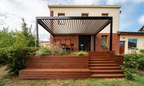 Selbstmontage einer bioklimatischen Pergola 