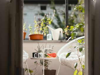 Genießen Sie Ihren Balkon in vollen Zügen. Auch den kleinsten